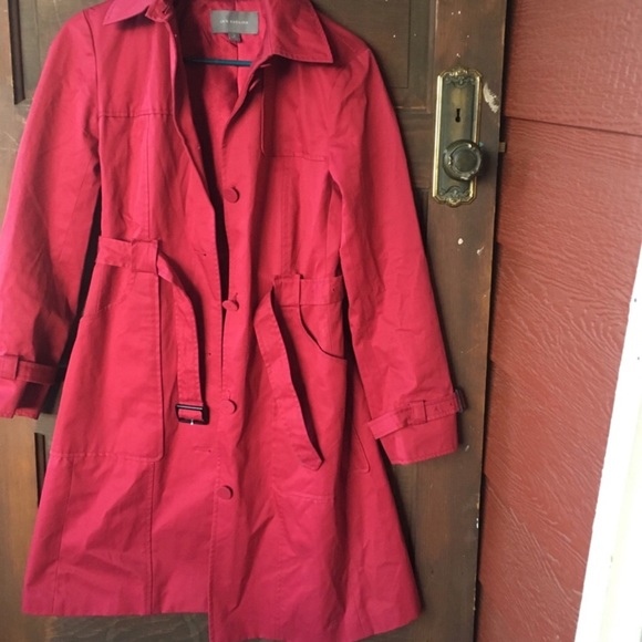 ann taylor raincoat